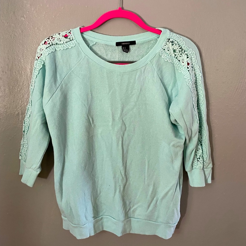 Mint forever 21 sweater